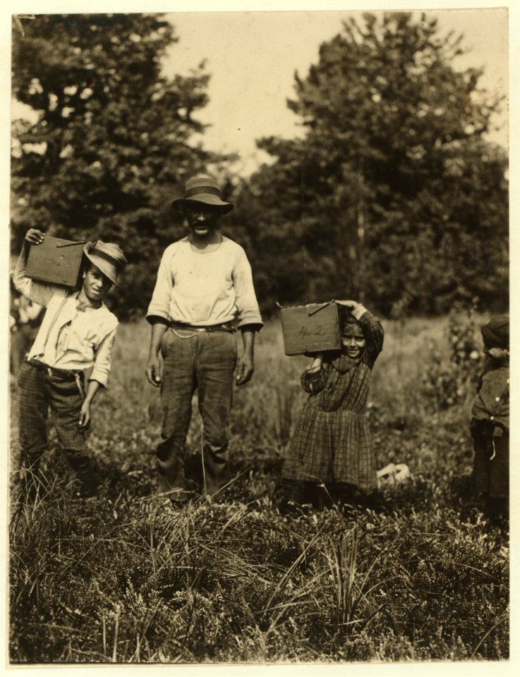 Lucy -- carrying peck of cranberries (weighing about 15 pounds) long distance to 'bushel man.' Did not know age. Forsythe's Bog, Turkeytown, near Pemberton, N.J. Sept. 29, 1910. Witness E. LOC nclc.05314