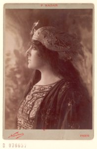 Lucy Arbell as Queen Amahelli in Massenet's Bacchus - Original