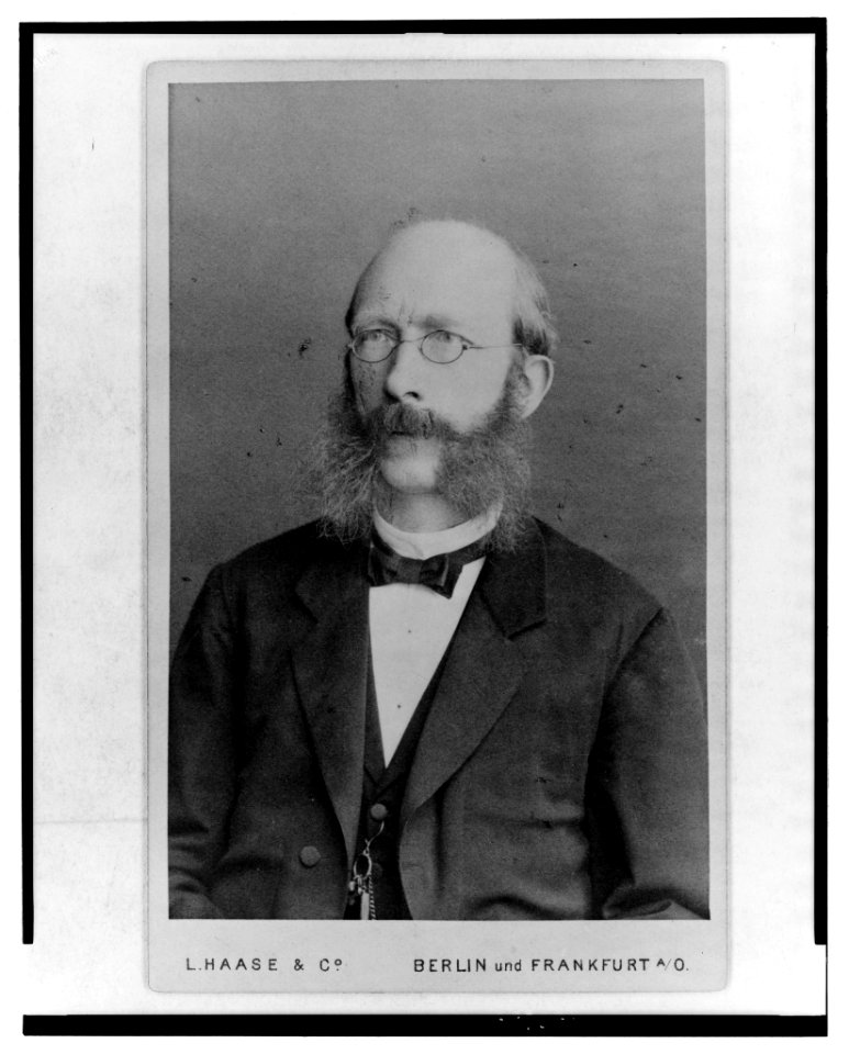Ludwig Wittmack, German botanist, half-length portrait, facing left) - L. Haase & Co., Berlin and Frankfurt A-O LCCN2004679876