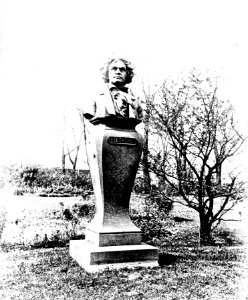 Ludwig van Beethoven Monument, Lincoln Park, Chicago, early 20th century (NBY 948)
