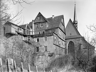 Ludwig Bickell Wohnhaus Marburg Kugelgasse 1 von Westen