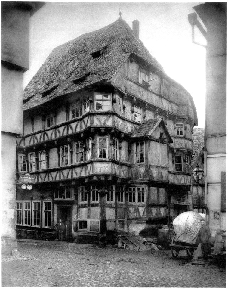 Ludwig Bickell-Hessische Holzbauten-Heft 01-1887-025-Homberg Gasthof zur Krone 1480