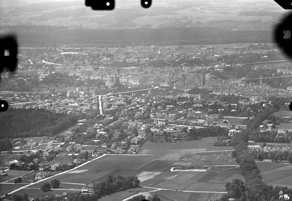 Luftaufnahme der Stadt Bern - CH-BAR - 3241677