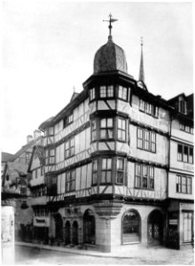 Ludwig Bickell-Hessische Holzbauten-Heft 02 03-1891-012-Cassel Altmarkt Nr 2 1597