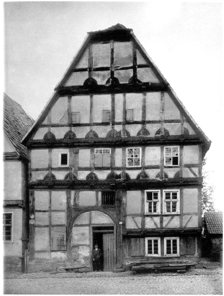 Ludwig Bickell-Hessische Holzbauten-Heft 02 03-1891-020-Grebenstein Altstadt Nr 67 1563 abgebrannt 1890