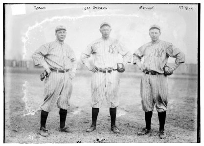 Luke Boone, Joe Gedeon, Charles Mullen, New York AL (baseball) LCCN2014701135