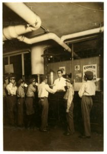 Lunch counter at Postal Tel. Office, B'(road)way. LOC nclc.03700