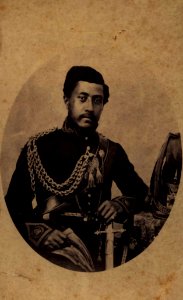 Lunalilo, photograph by H. L. Chase, Mission Houses Museum Archives