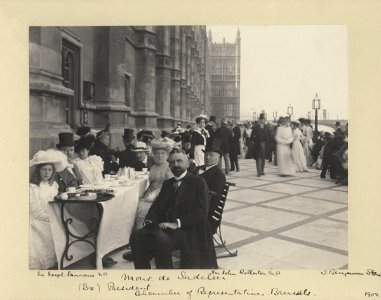 Luncheon Party on the terrace of the House of Commons by Sir (John) Benjamin Stone