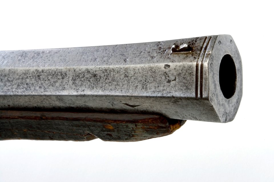 Luntlåshakebössa, detalj, pipa - Livrustkammaren - 42210
