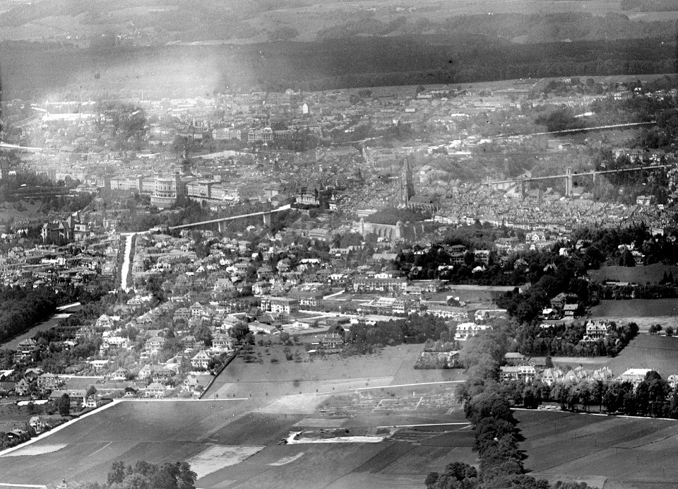 Luftaufnahme der Stadt Bern - CH-BAR - 3241365