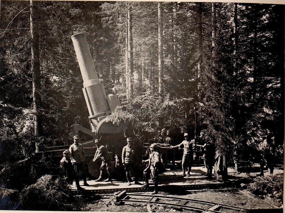Lusern. 38cm.Haubitze. (BildID 15636899)