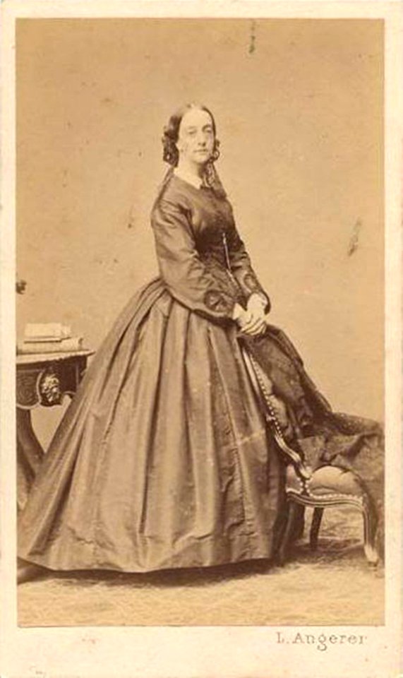 Ludwig Angerer photograph of Princess Francisca of Brazil, Princess of Joinville