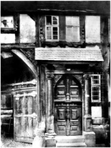 Ludwig Bickell-Hessische Holzbauten-Heft 01-1887-015-Alsfeld Sackgasse am Markt