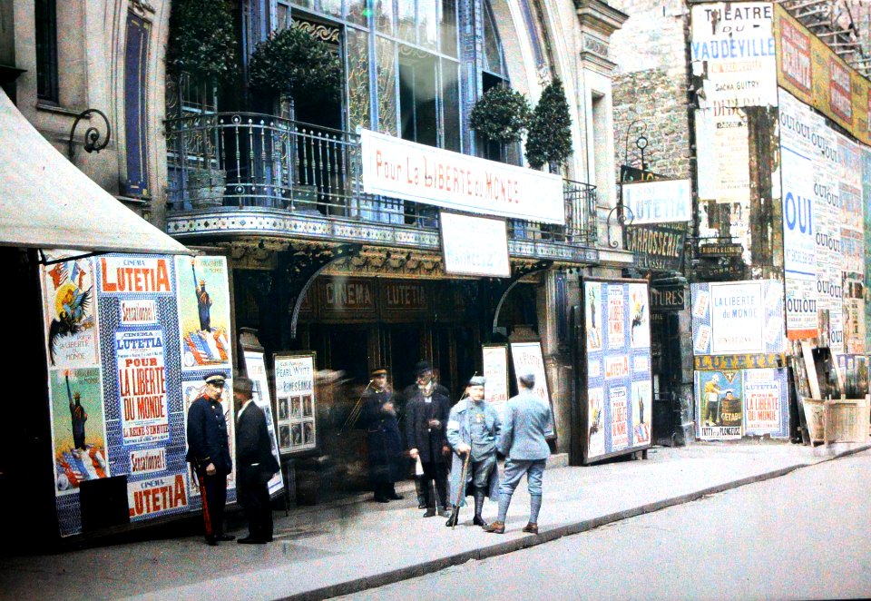 Lutetia Wagram autochrome collection Albert Kahn museum
