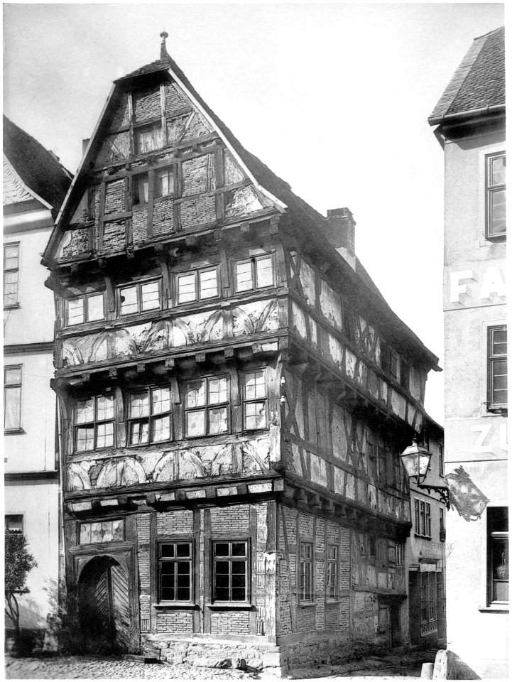 Ludwig Bickell-Hessische Holzbauten-Heft 02 03-1891-022-Gruenberg am Markt c 1480