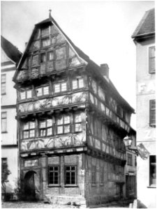 Ludwig Bickell-Hessische Holzbauten-Heft 02 03-1891-022-Gruenberg am Markt c 1480