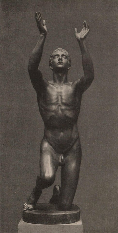 Ludwig Habich - Betender Knabe (Bronze)