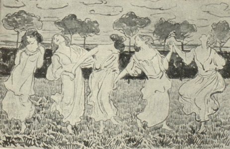 Ludwig von Hofmann Rilke Lieder der Mädchen 1898