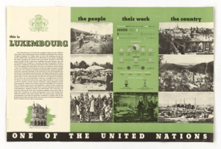 Luxembourg flyer for founding of the United Nations, 1945 (44268335)