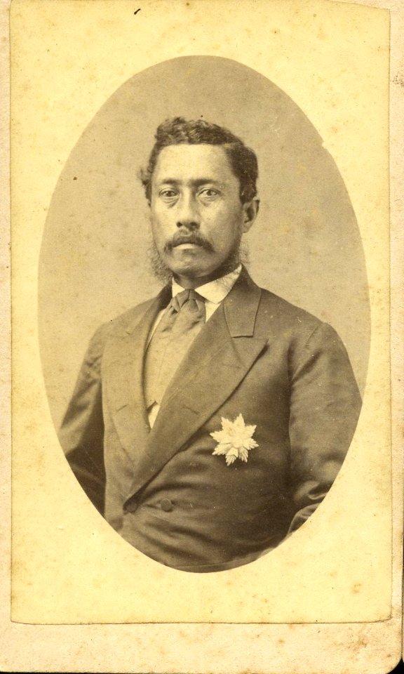 Lunalilo, photograph by J. J. Williams, Manu Antiques