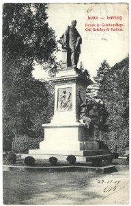 Lwów - Lemberg. Pomnik hr. Gołuchowskiego photo