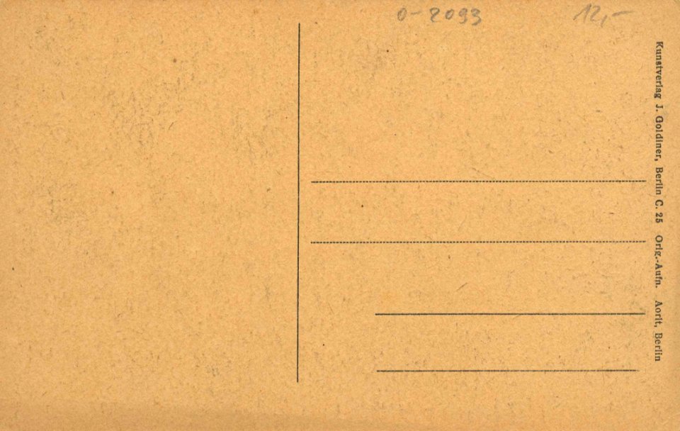 Lychen, Brandenburg - Marktplatz und Stargarder Straße (back) (Zeno Ansichtskarten)