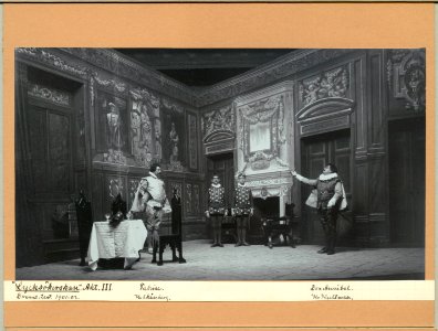Lycksökerskan, Dramatiska teatern 1902. Föreställningsbild - SMV - H13 037