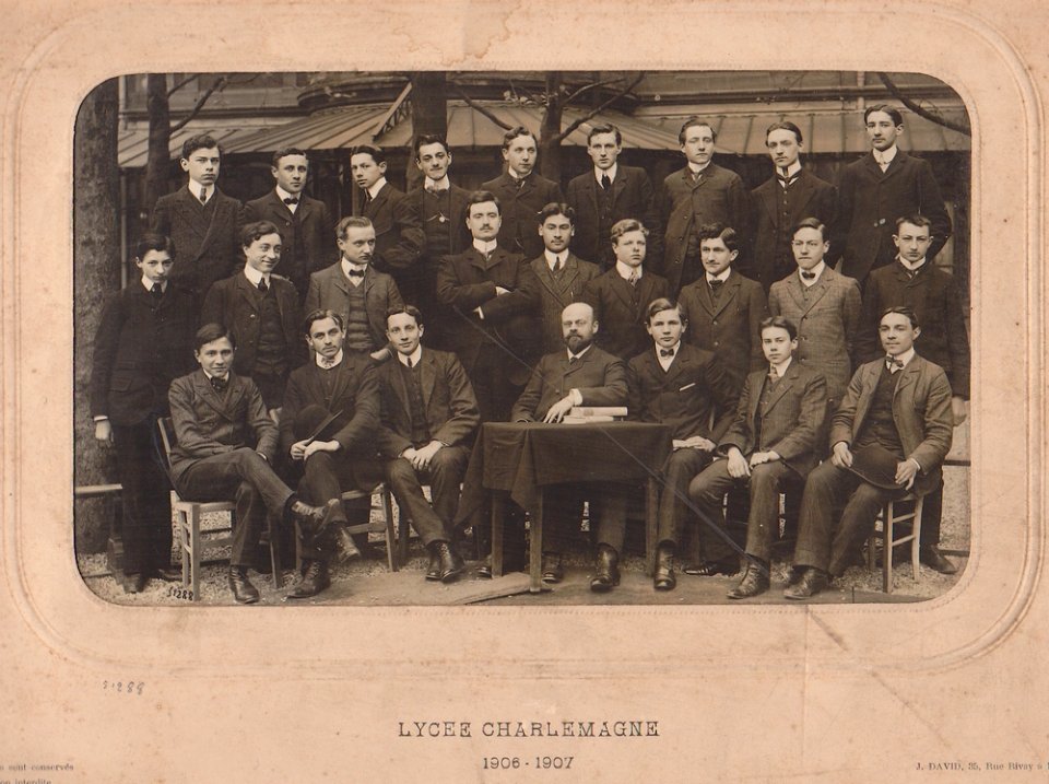Lycée Charlemagne groupe 1906-1907