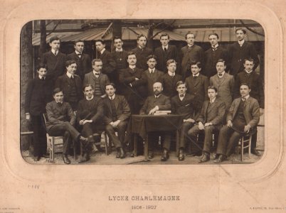 Lycée Charlemagne groupe 1906-1907 photo