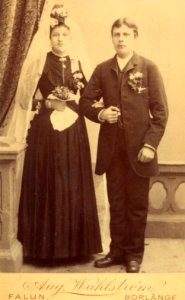 Lydia & Simeon Mattsson 1888 photo