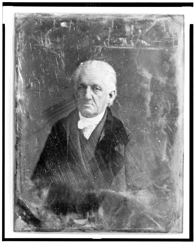 Lyman Beecher, half-length portrait, facing front LCCN2004664099