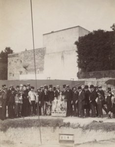 Lâcher de pigeons en 1897