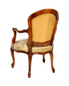 Länstol, bakifrån, 1700-talets mitt - Hallwylska museet - 110079