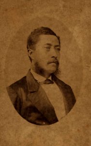 Lunalilo, photograph by H. L. Chase, Cosmopolitan Photographic Gallery, Mission Houses Museum Archives