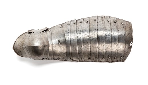 Lårskena med knäbuckla - Livrustkammaren - 106236