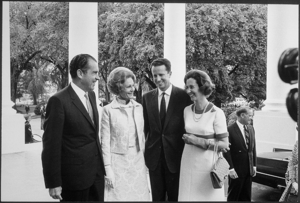 Luncheon honoring King Baudouin I and Queen Fabiola of Belgium - NARA - 194630