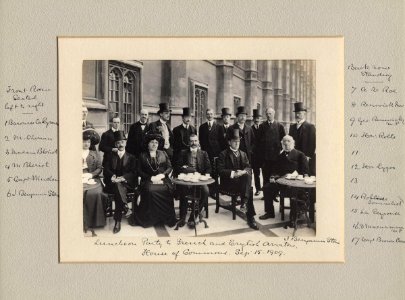 Luncheon party to French and English Aviators by Sir (John) Benjamin Stone (2)