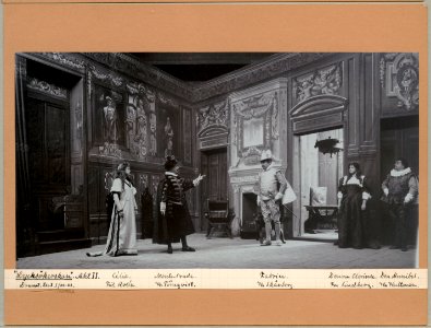 Lycksökerskan, Dramatiska teatern 1902. Föreställningsbild - SMV - H13 036
