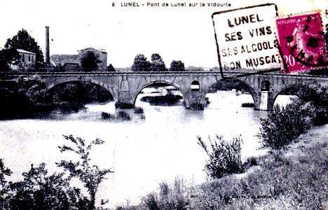 Lunel et son cachet postal Daguin