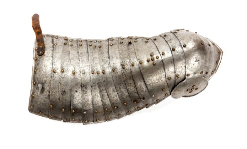 Lårskydd med knäbuckla - Livrustkammaren - 106295