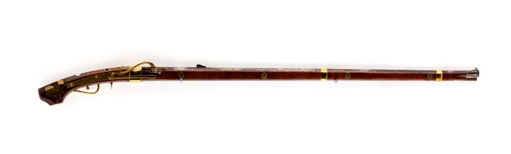 Luntlåsbössa, teppo tanegashima, Japan, 1800-tal - Livrustkammaren - 95304