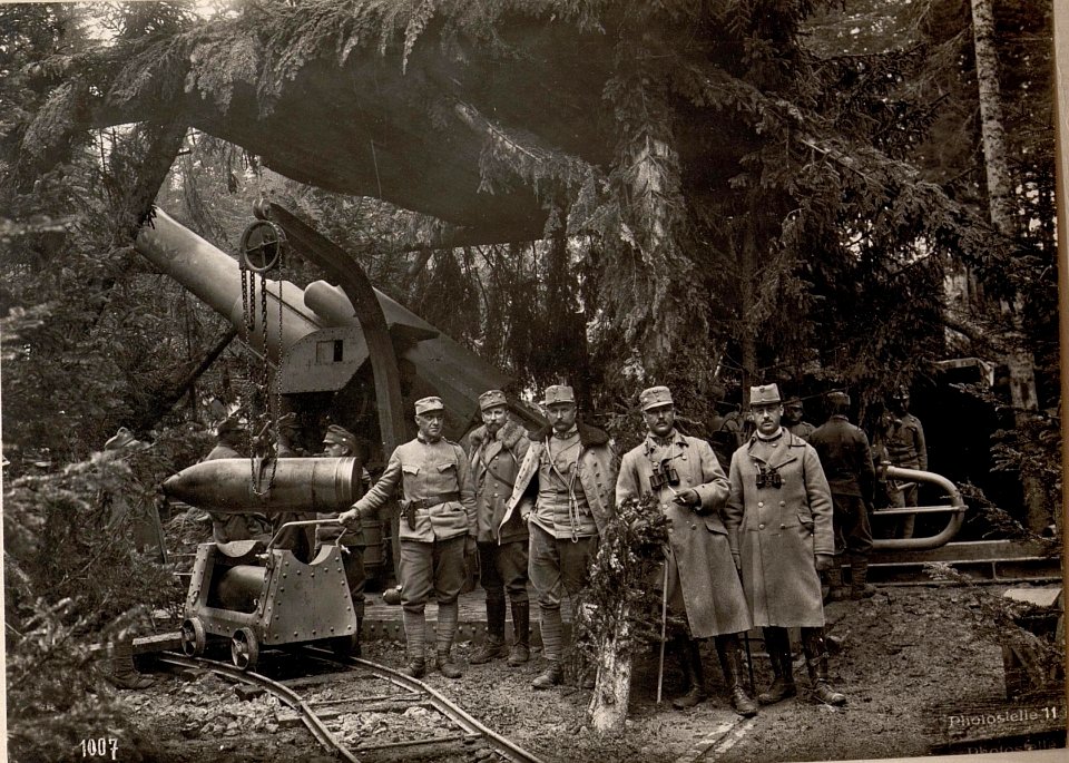 Lusern. 38 cm.Haubitze. (BildID 15637265)