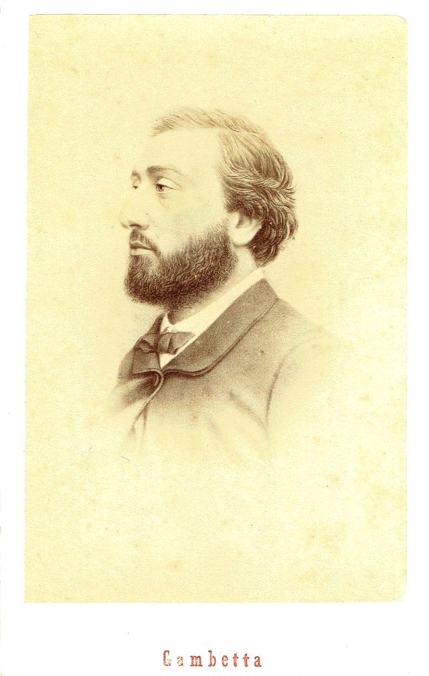 Léon Gambetta - photo E. Neurdein (recto)