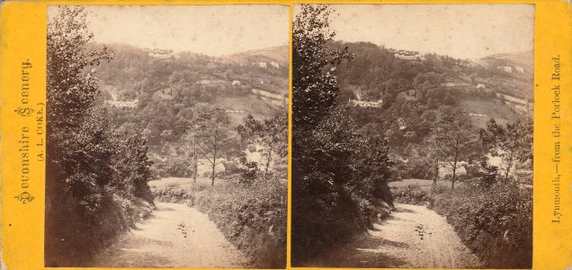 Lynmouth, from the Porlock Road
