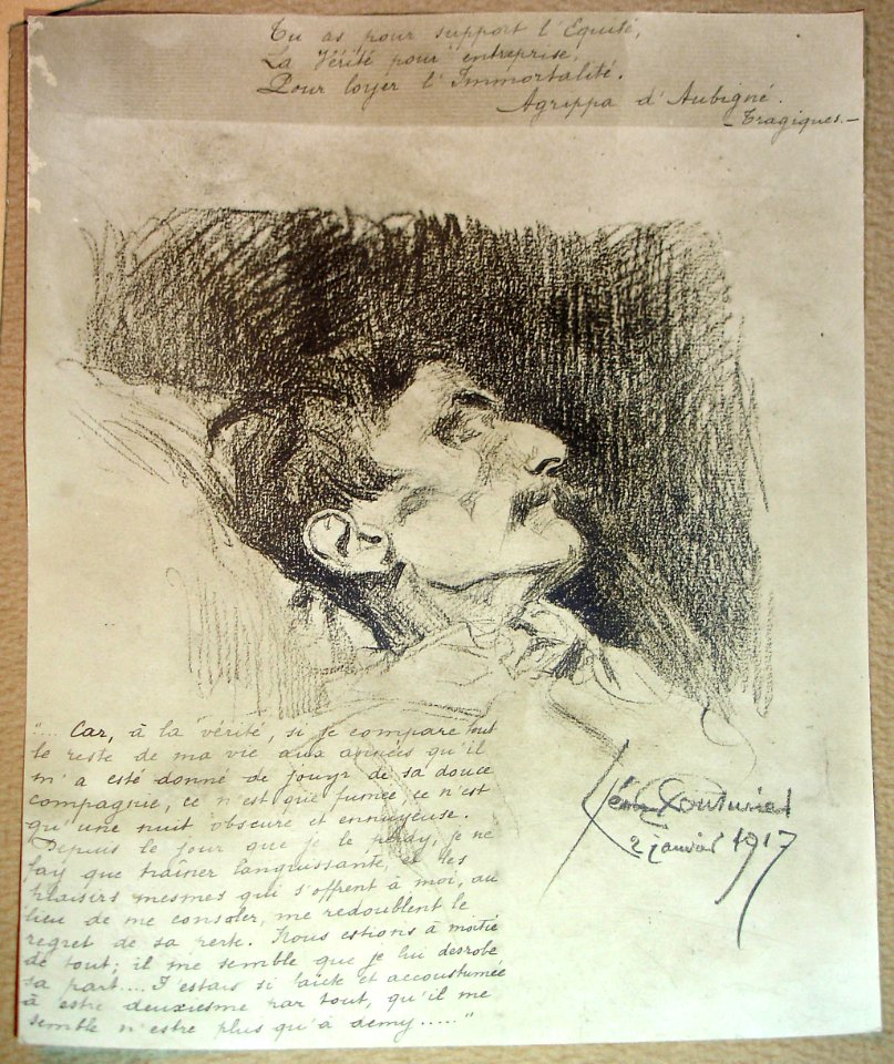 Léon Couturier - Portrait posthume de René Schützenberger