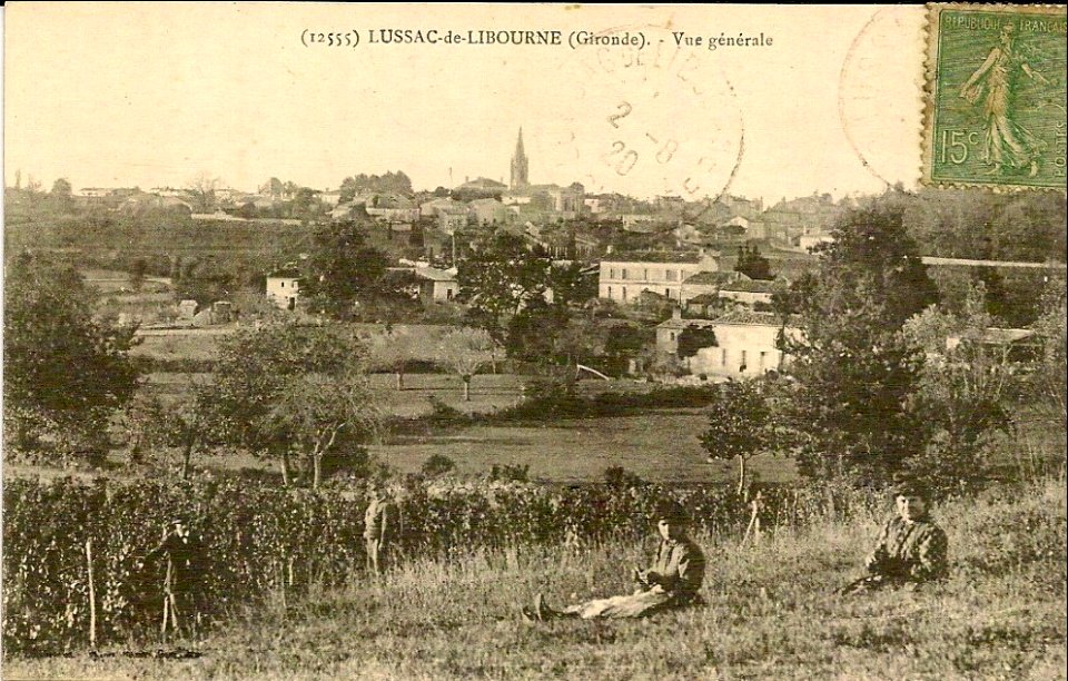 Lussac (Gironde) - vue générale 1