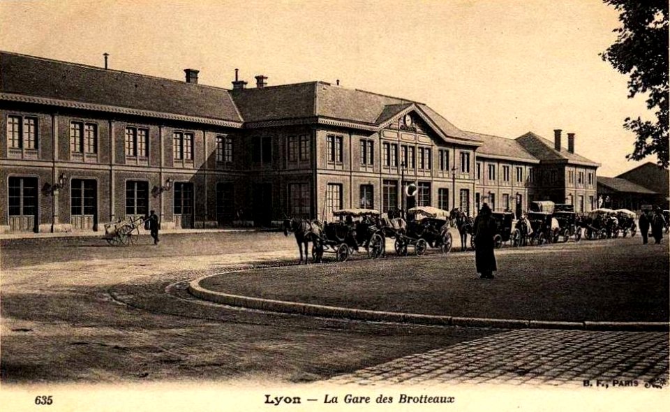 Lyon gare brotteaux cpa