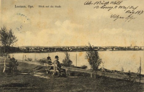 Lötzen, Ostpreußen - Stadtansicht (Zeno Ansichtskarten)