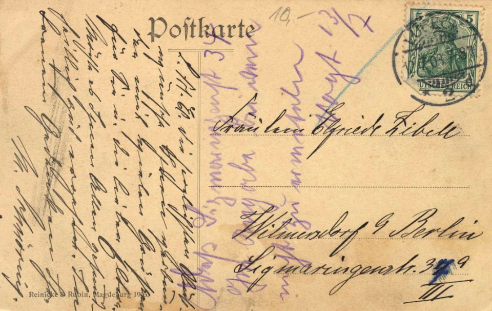 Lübeck, Schleswig-Holstein - Navigationsschule (back) (Zeno Ansichtskarten)